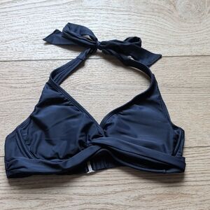 Athleta Navy Swim Bikini Top 34 B/C